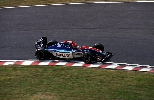 Formula One World Championship: Eddie Irvine made his Grand Prix debut in the Jordan Hart 193 and finished in 6th place