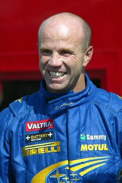 Formula One World Championship: Former motorcycle racer Randy Mamola at an Alpine Stars event