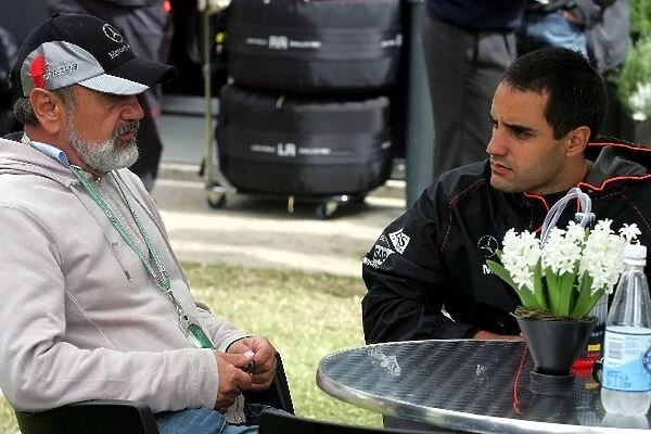 Formula One World Championship: Pablo Montoya with Juan Pablo Montoya McLaren
