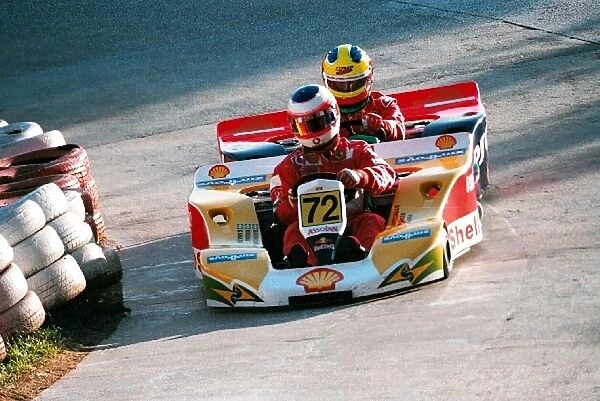 Granja Viana 500 Kart Race: Rubens Barrichello won the event covering 746 laps with team mates Tony Kanaan and Felipe Massa