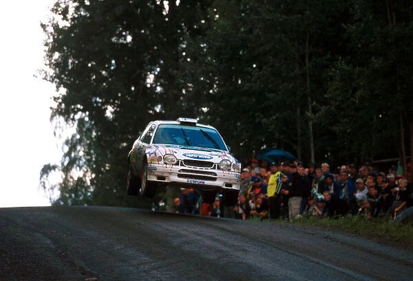 Harri Rovanpera during leg 2 of the Neste Rally of Finland 2000. Photo: McKlein  /  LAT