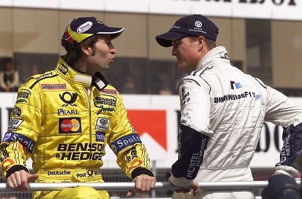 Heinz-Harald Frenzten with Ralf Schumacher