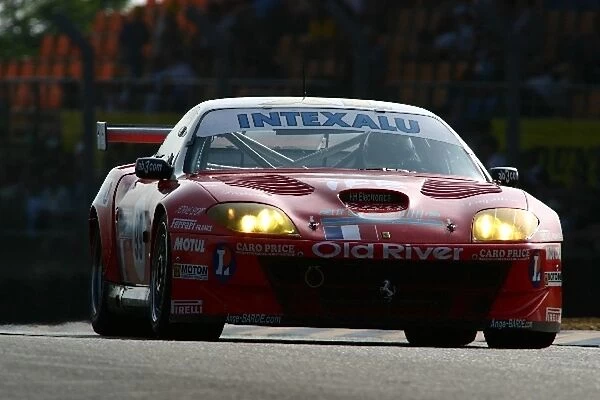 Le Mans 24 Hours: Ange Barde  /  Michel Ferte  /  Gael Lesoudier XL Racing Ferrari 550 Maranello