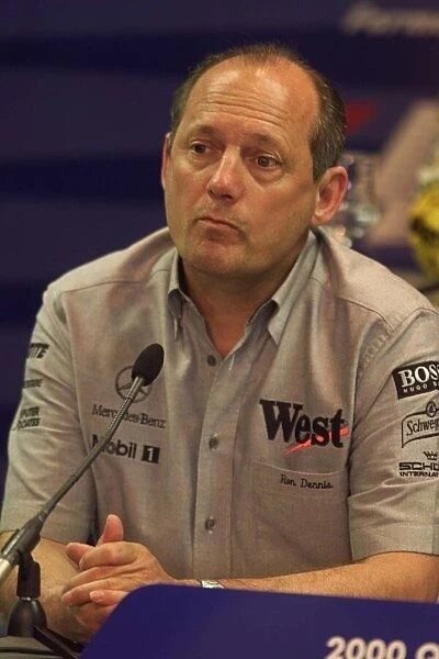 Ron Dennis in the Press Conference