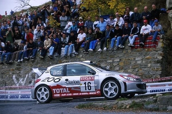 World Rally Championship: Gilles Panizzi took victory for Peugeot