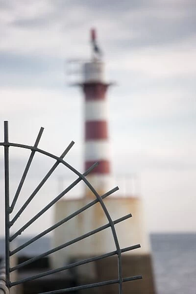 Amble, Northumberland, England; Lighthouse On The Coast
