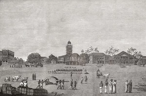 Bombay Green, South Mumbai, India In 1767. From The Book Short History Of The English People By J. R. Green, Published London 1893