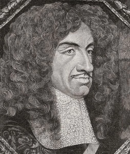 Charles Ii, 1630 To 1685. King Of England, Scotland And Ireland. From The Book Short History Of The English People By J. R. Green Published London 1893