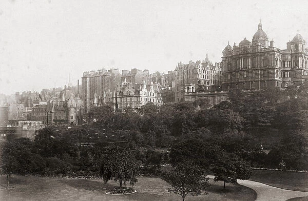 Edinburgh, Scotland in the late 19th century