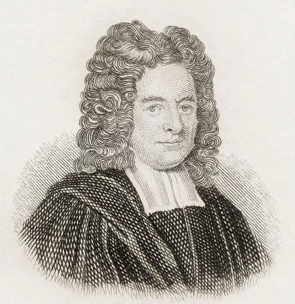 Humphrey Prideaux, 1648 To 1724. English Doctor Of Divinity And Scholar. From Crabbs Historical Dictionary Published 1825