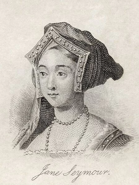 Jane Seymour 1509-1537 Third Wife Of Henry Viii Of England From The Book Crabbs Historical Dictionary Published 1825