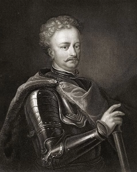 John Sobieski Iii, 1629-1696. Elective King Of Poland, 1674-96. From The Book 'Gallery Of Portraits'Published London 1833