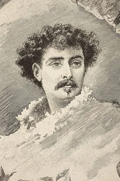 Mariano JosA©MarAia Bernardo Fortuny Y Marsal Born 1838 Died 1874. Spanish Painter. From Album Artistico Published Circa 1890