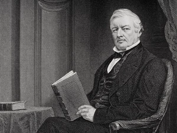 Millard Fillmore 1800 To 1874. 13Th President Of The United States 1850-53. From Painting By Alonzo Chappel