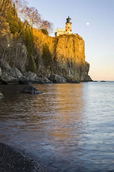Minnesota, United States Of America; Split Rock Lighthouse On The North Shores Of Lake Superior