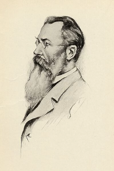 Nicholas Rimsky-Korsakoff, 1844-1908. Russian Composer. Portrait By Chase Emerson. American Artist 1874-1922