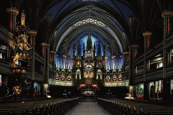 Notre Dame Basilica, Montreal, Quebec, Canada