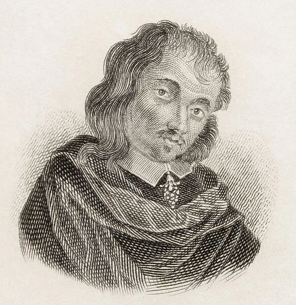 Paul Scarron, C. 1610 To 1660. French Poet, Dramatist, Novelist. From Crabbs Historical Dictionary Published 1825