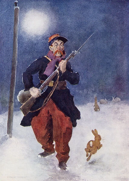 Qui Va La. From The Picture By Will Owen From The Book Princess Marie-JosA©s Childrens Book Published 1916