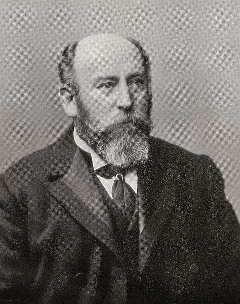 Richard Burbidge, 1847 - 1917. English merchant. From The Business Encyclopedia and Legal Adviser, published 1920