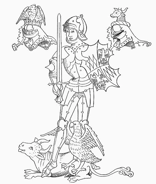 Richard Neville, 16Th Earl Of Warwick And 6Th Earl Of Salisbury, 1428 To 1471. Known As Warwick The Kingmaker. English Nobleman, Administrator, And Military Commander. From The Book Short History Of The English People By J. R. Green, Published London 1893