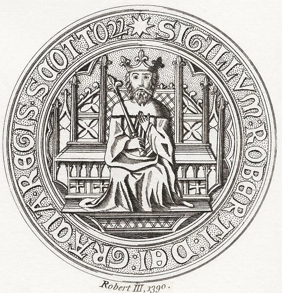 Seal Of Robert Iii, Aka Earl Of Carrick, 1337