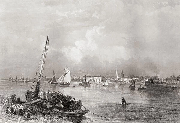 Southampton, Hampshire, England In The Early 19Th Century. From The History Of England Published 1859