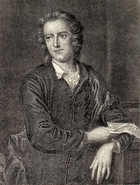 Thomas Gray 1716 - 1771 English Poet, Classical Scholar And University Professor After Painting By John Giles Eccardt From Memoirs Of Eminent Etonians By Sir Edward Creasy Published London 1876