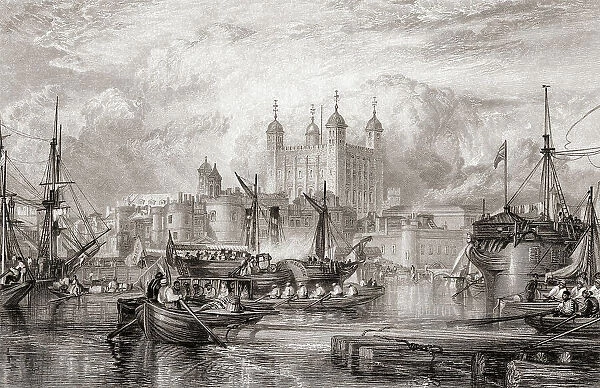 Tower Of London London England English 1831 19th Century