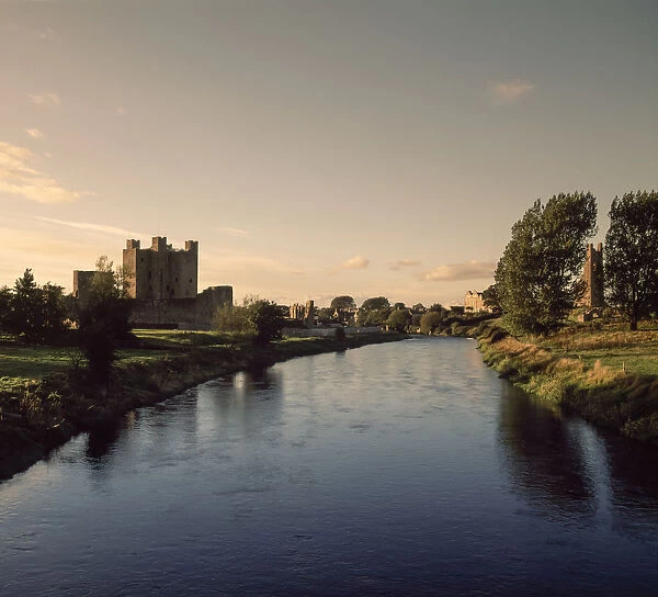 Trim Castle And The River Boyne, Trim, Co Meath, Ireland