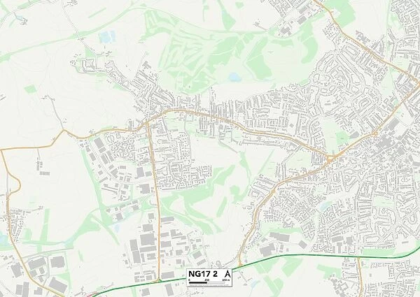 Ashfield NG17 2 Map