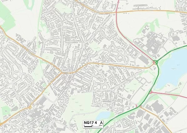 Ashfield NG17 4 Map
