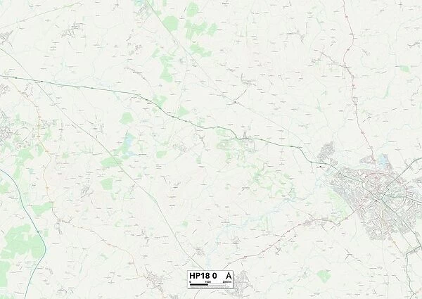 Aylesbury Vale HP18 0 Map