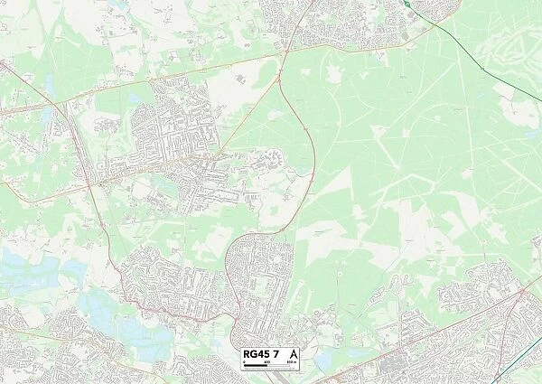 Bracknell Forest RG45 7 Map