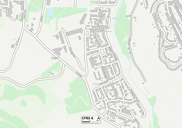 Caerphilly CF82 6 Map