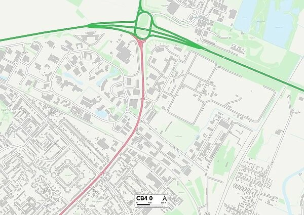 Cambridge CB4 0 Map