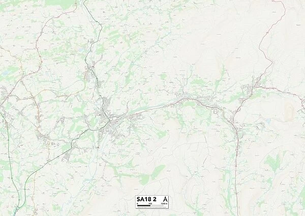 Carmarthenshire SA18 2 Map
