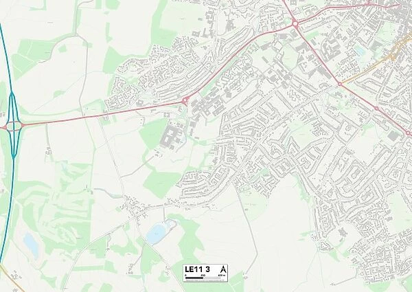 Charnwood LE11 3 Map