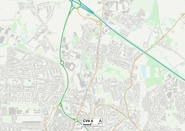 Coventry CV6 6 Map