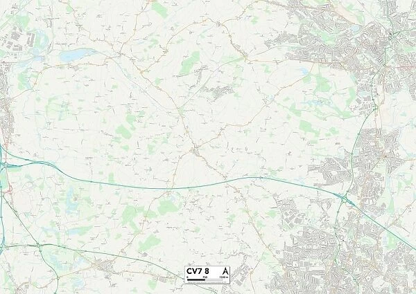 Coventry CV7 8 Map