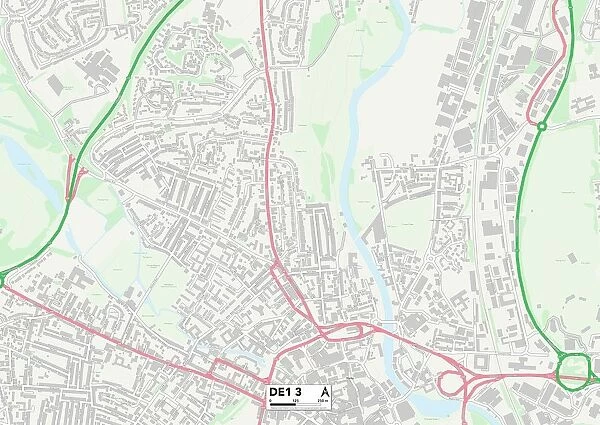 Derby DE1 3 Map