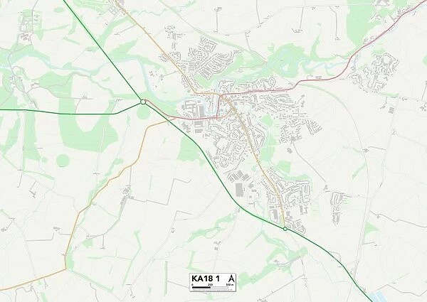 East Ayrshire KA18 1 Map