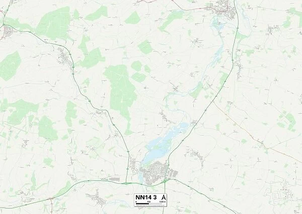 East Northamptonshire NN14 3 Map