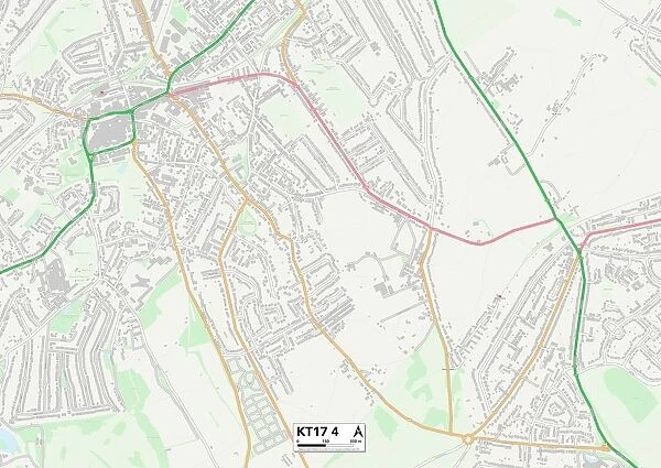 Epsom and Ewell KT17 4 Map