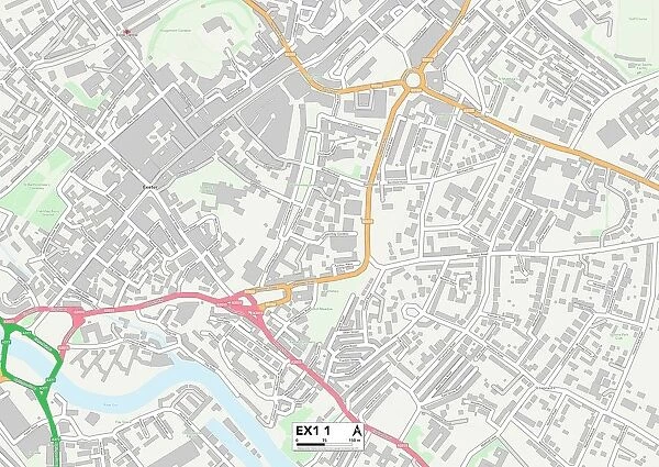 Exeter EX1 1 Map