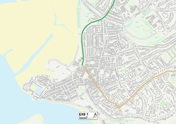 Exeter EX8 1 Map