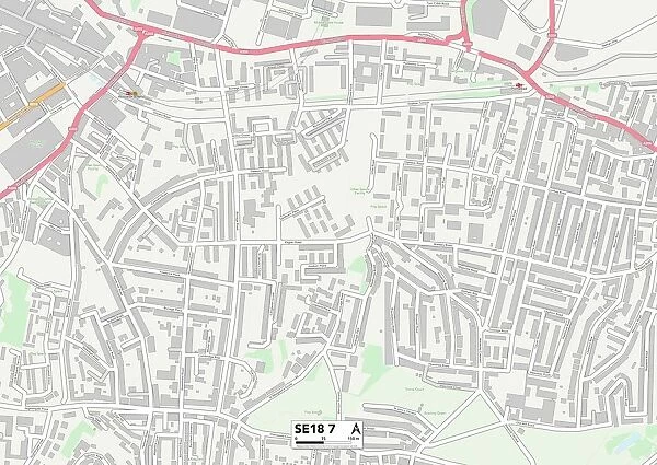 Greenwich SE18 7 Map