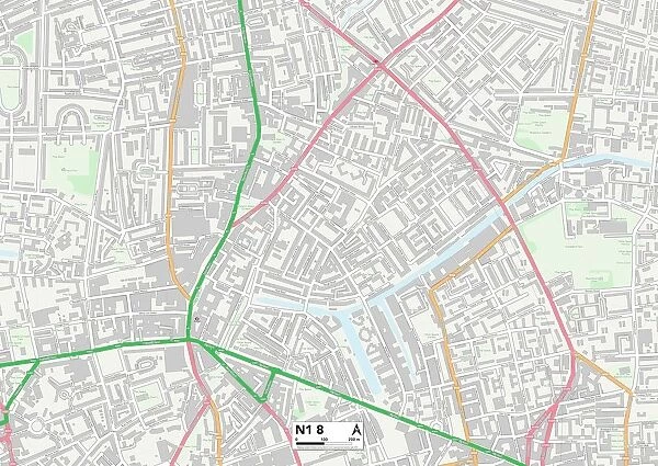 Hackney N1 8 Map
