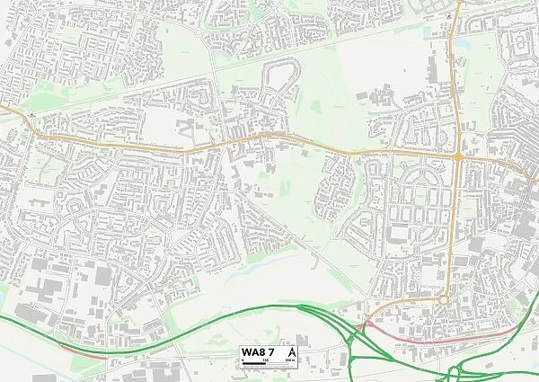 Halton WA8 7 Map