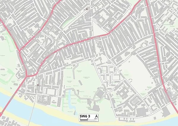 Hammersmith and Fulham SW6 3 Map
